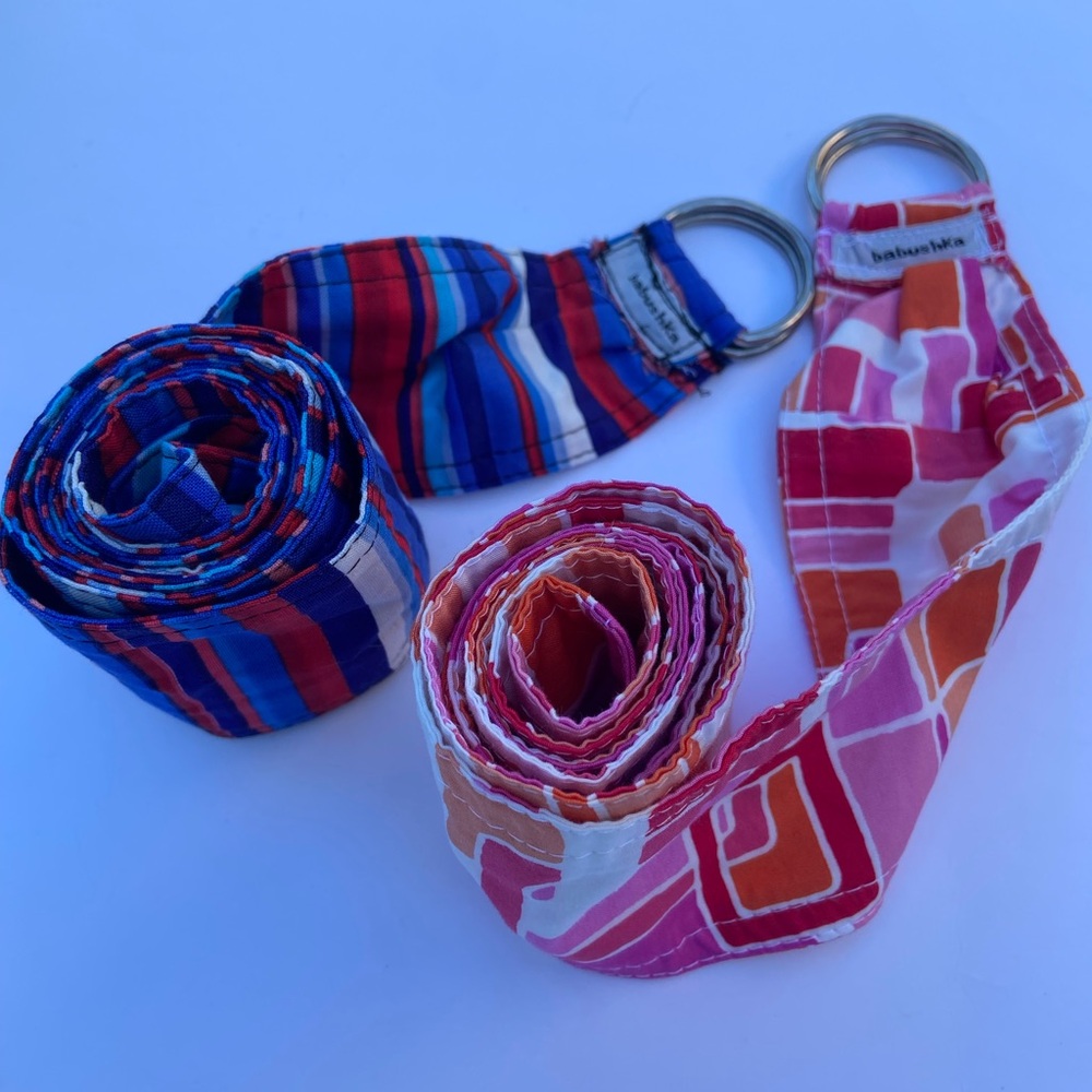 Colorful Striped and Geometric Belts